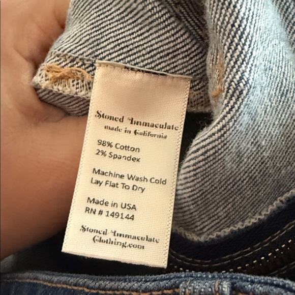 Stoned Immaculate Bardot High Waisted Bells in Filmore - Picture 12 of 13